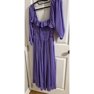 Free People Oasis Midi Dress Purple Women’s Size Small